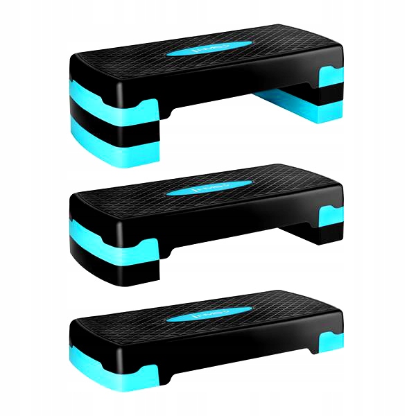Step pro cvičení nastavitelný 3 stupně 10/15/20 cm Max 200 kg protiskluzový