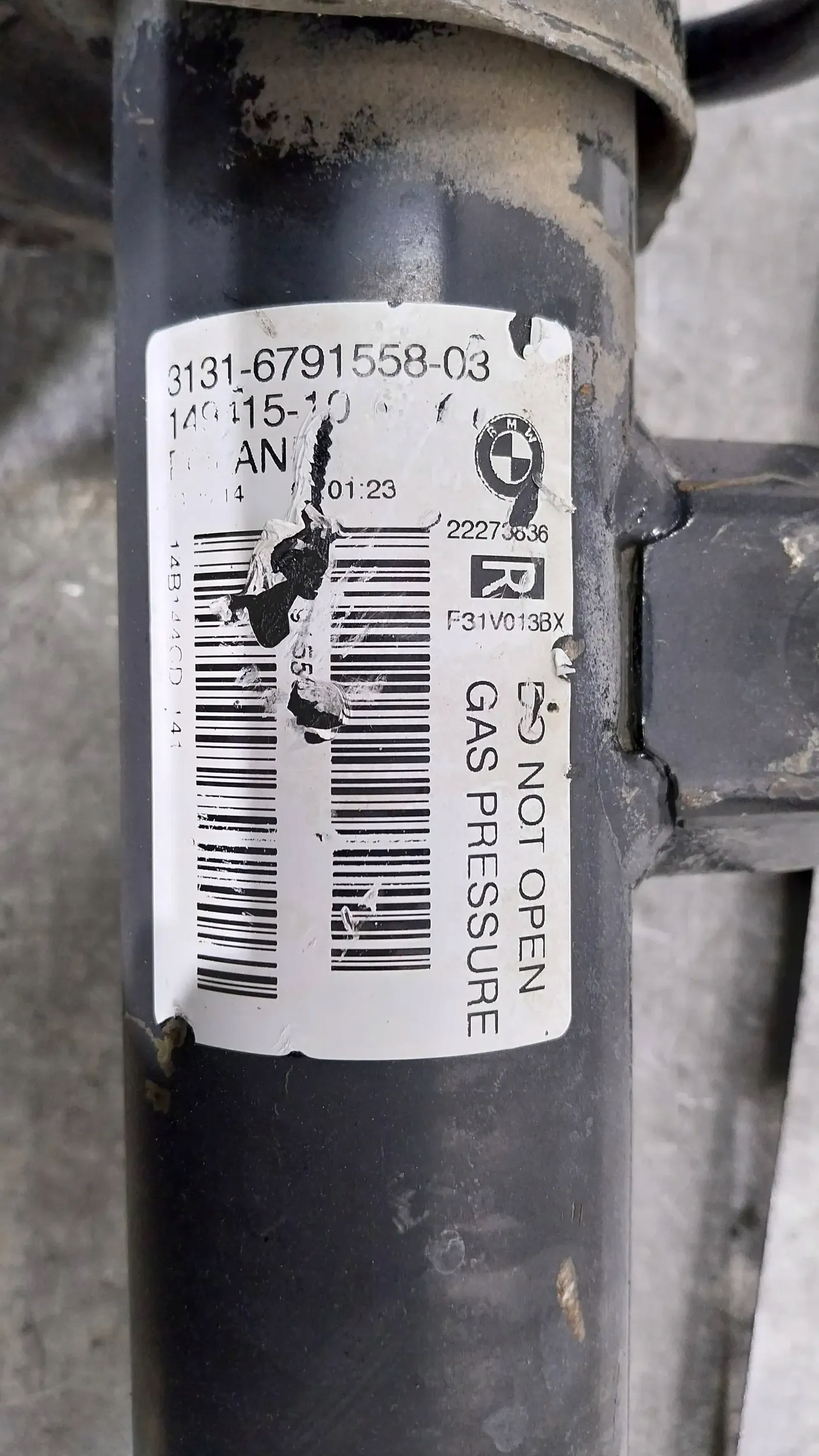 shock absorber right front 6791558 BMW F30 F31