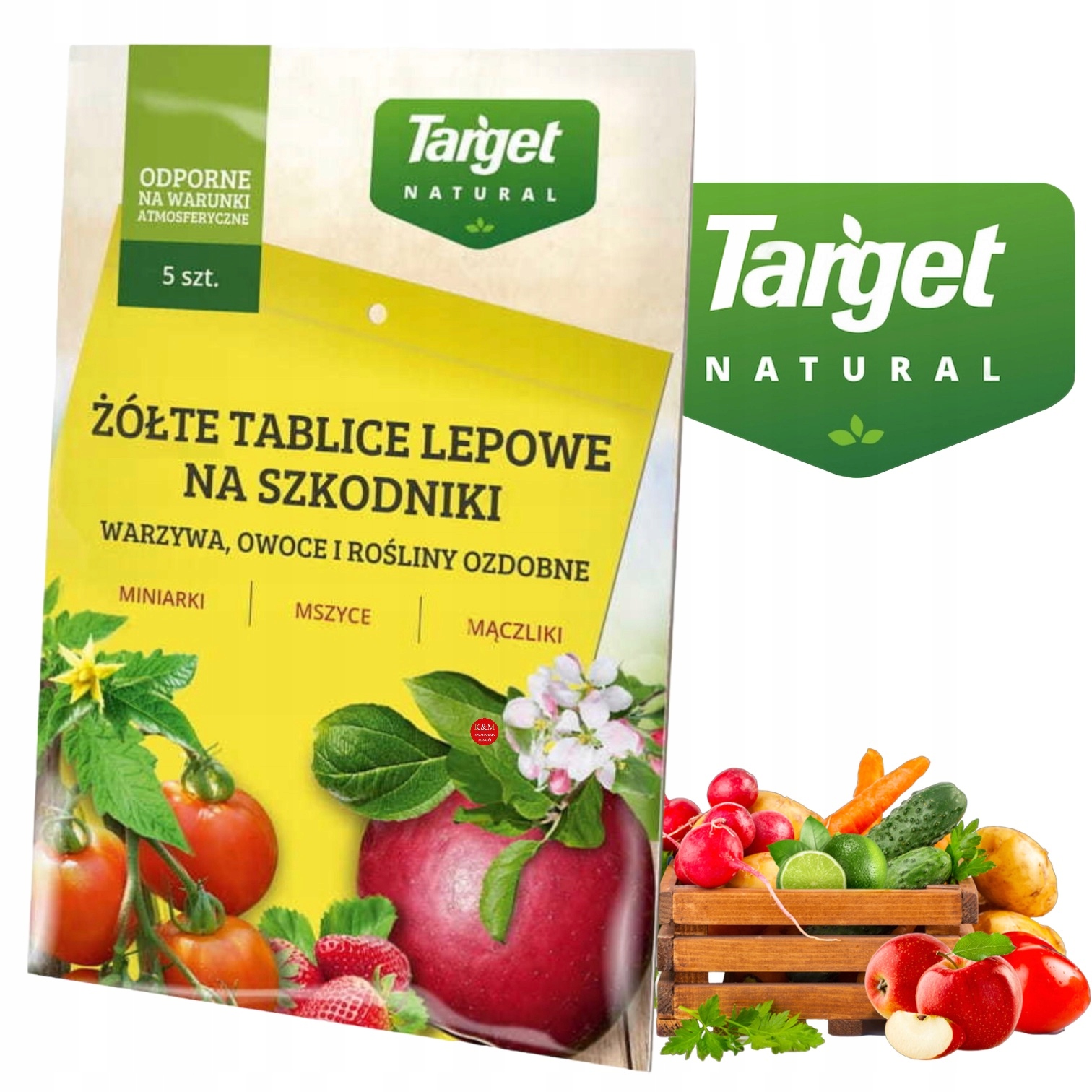 

Target Tablice Lepowe 5szt Na Ziemiórki Szkodniki