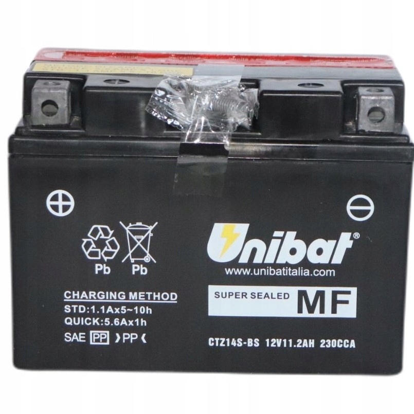 Unibat batéria 11.2Ah-12V 230A (L+)