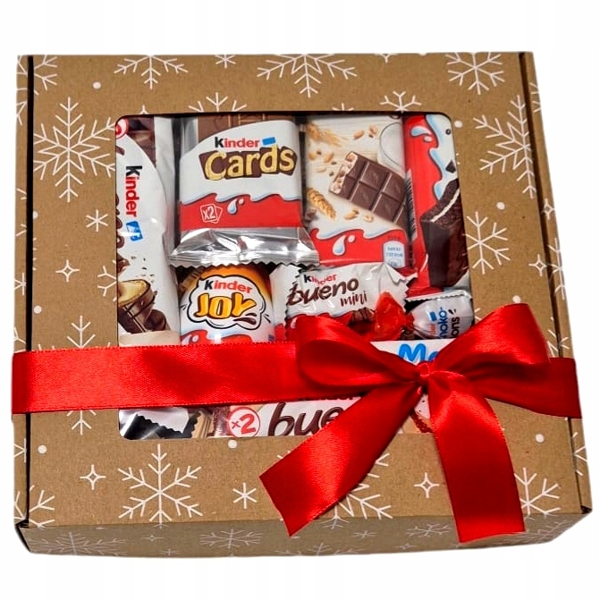 Levně Sada Sladkostí Kinder Sněhové Vločky Pod Vánoční Stromeček Mikuláše Vánoce Dárek
