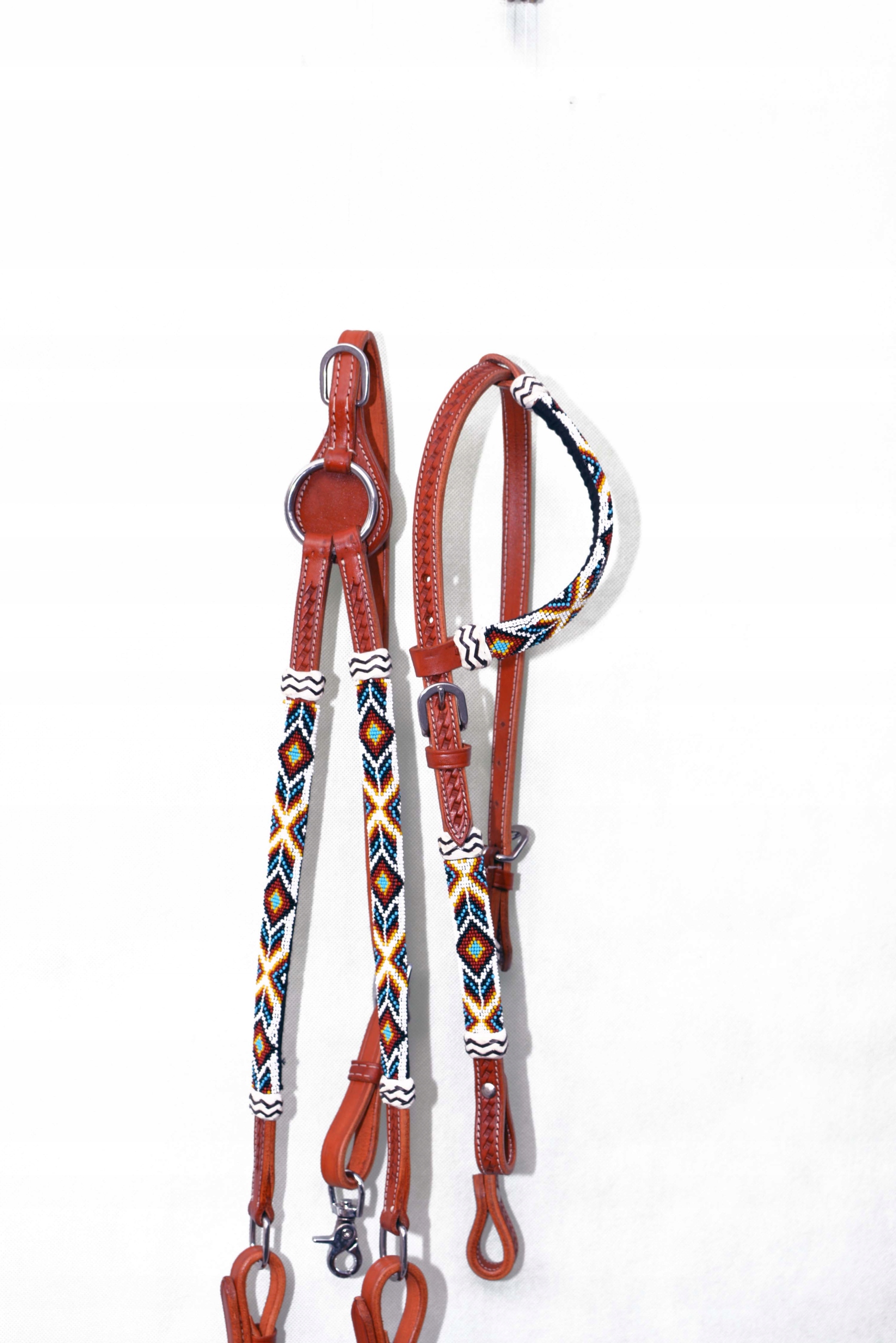 Ogłowie Western Na Jedno Ucho Z Usa+ Napierśnik Roz. Full/COB