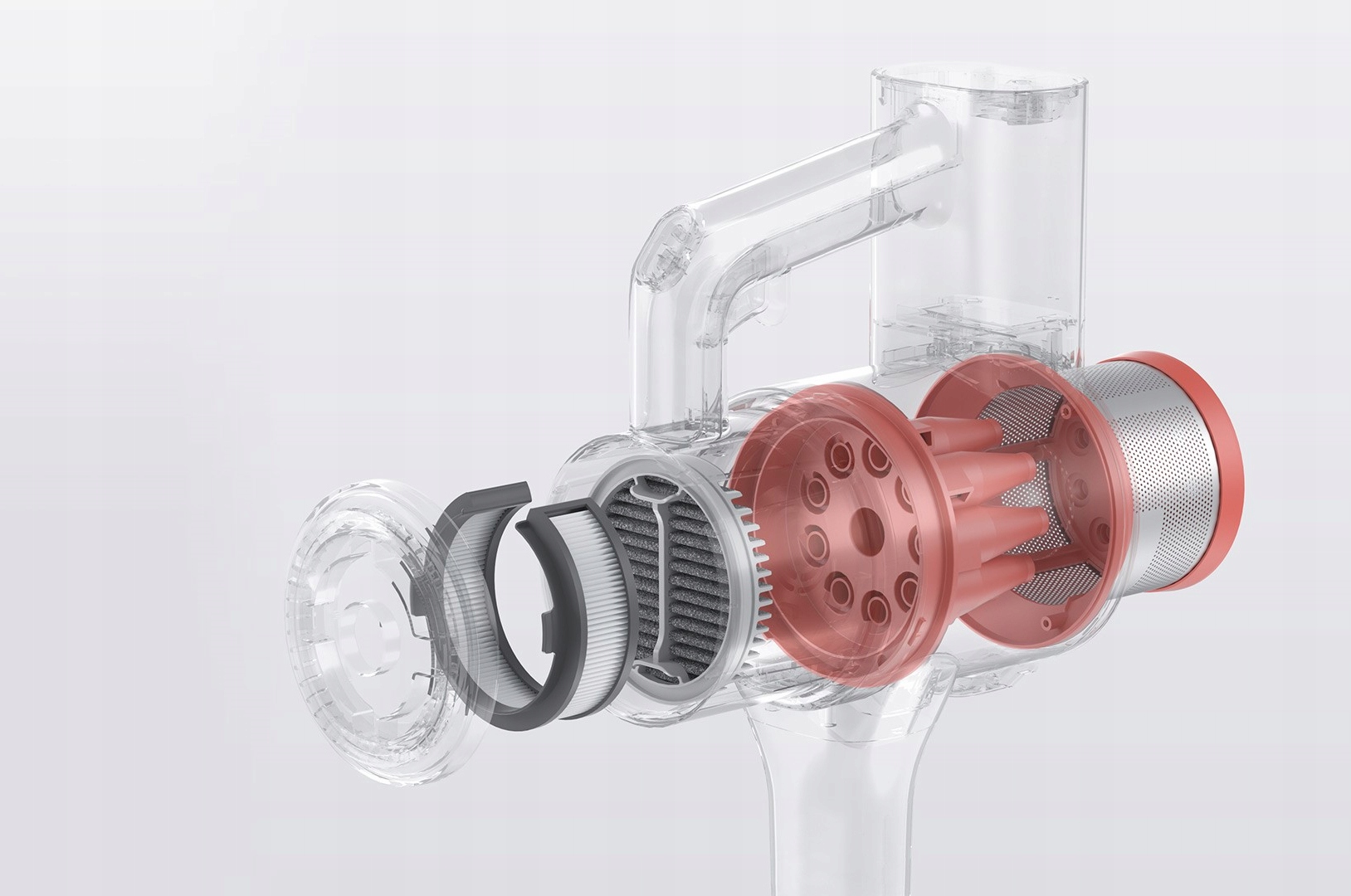 Odkurzacz pionowy Roidmi Z1 Air Bezworkowy ręczny cyklonowy HEPA Kolor dominujący biały