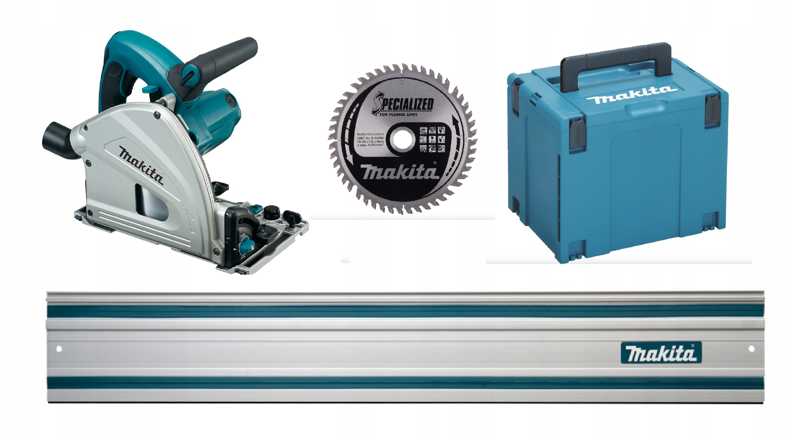 RĘCZNA PILARKA TARCZOWA - ZAGŁĘBIARKA SP6000J Z LISTWĄ 150CM