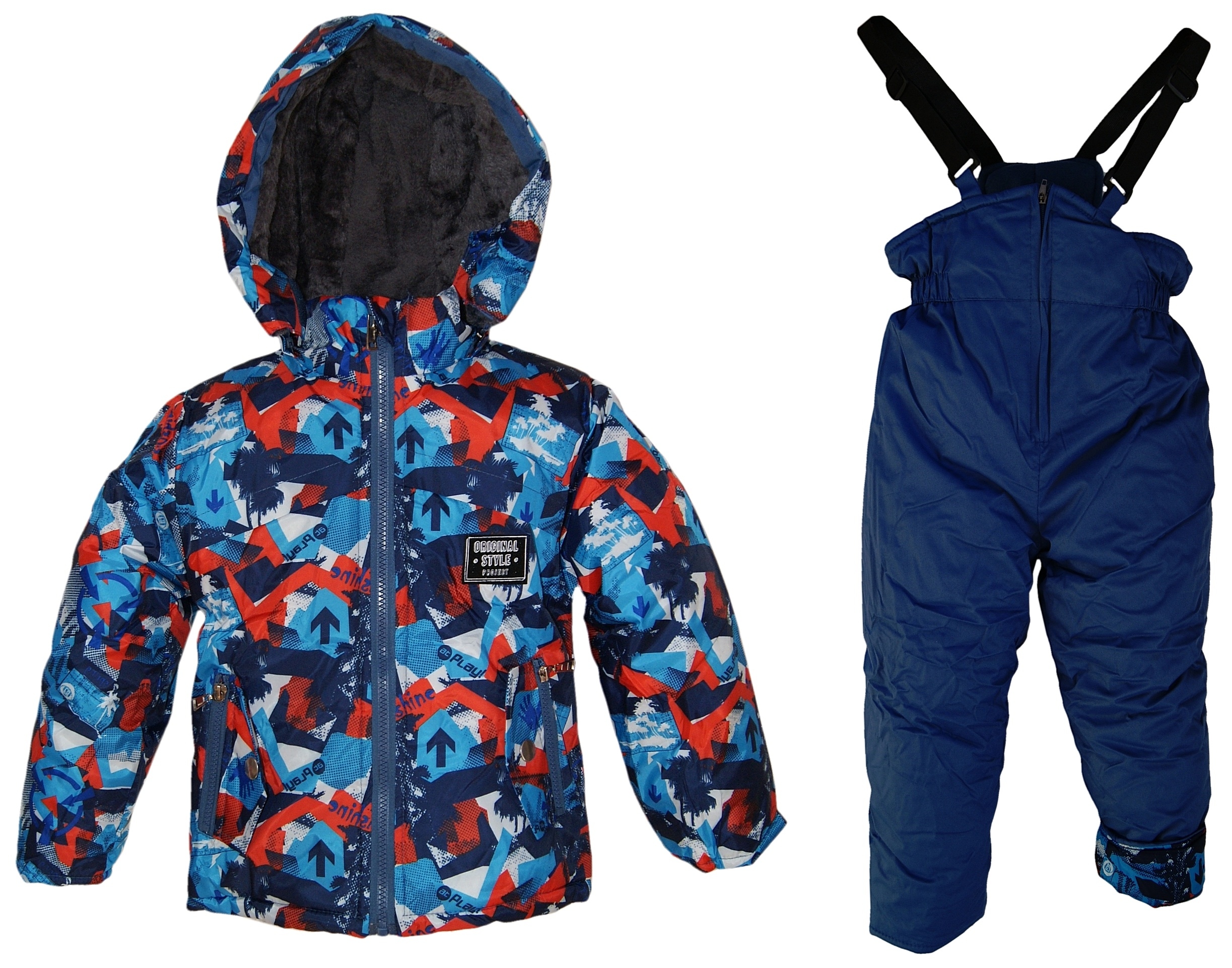 

Ciepły Zimowy Kombinezon na futerku Play 80