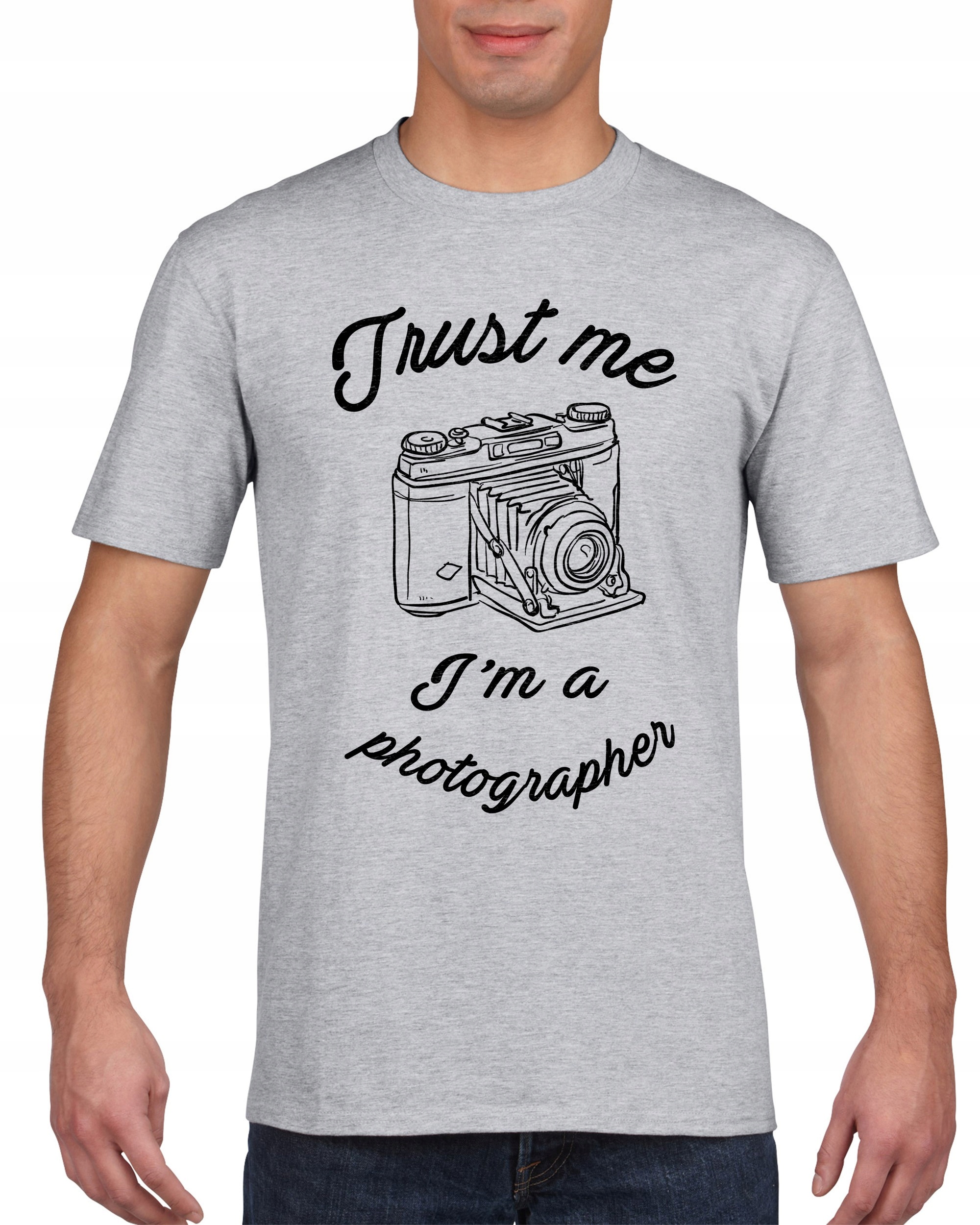 

Koszulka męska Zaufaj MI Jestem Fotografem s XL