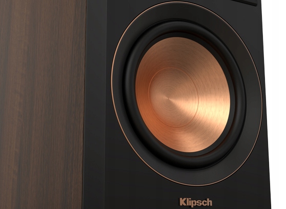 KLIPSCH RP-500M II KOLUMNY PODSTAWKOWE WALNUT PARA Wymiary 34.4 x 17.3 x 27 cm