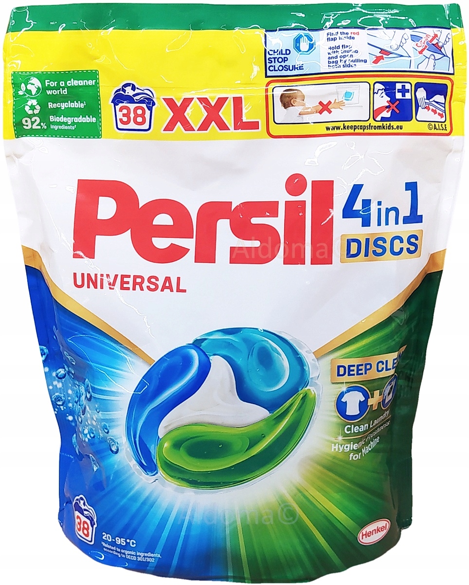 

Persil Universal 4in1 Discs pranie białe 38 kaps.