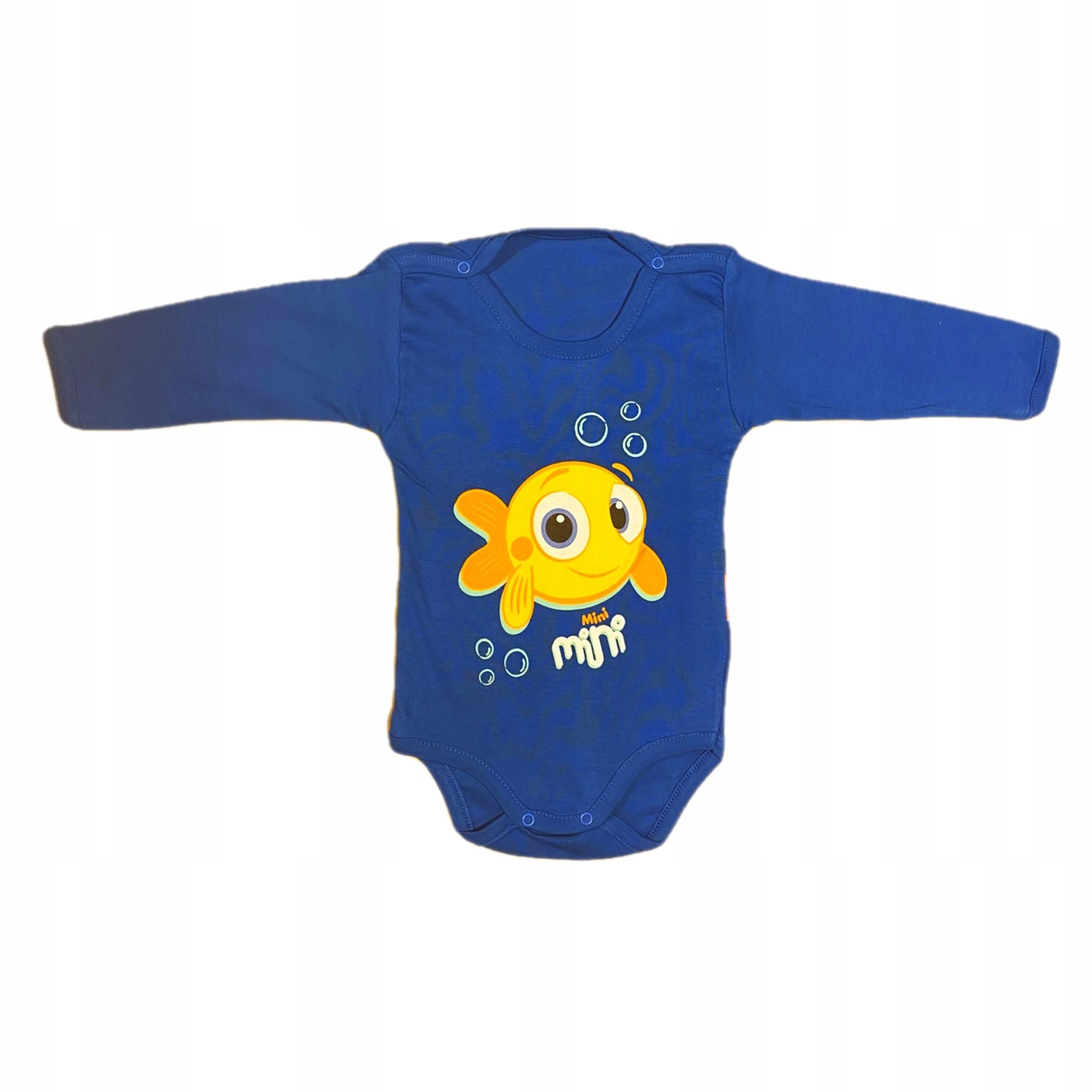 

Body bawełniane dziecięce długi rękaw Rybka Mini86