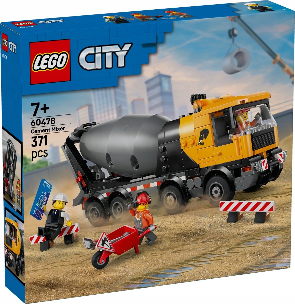 Lego Stavebnice City 60478 Domíchávač Betonu