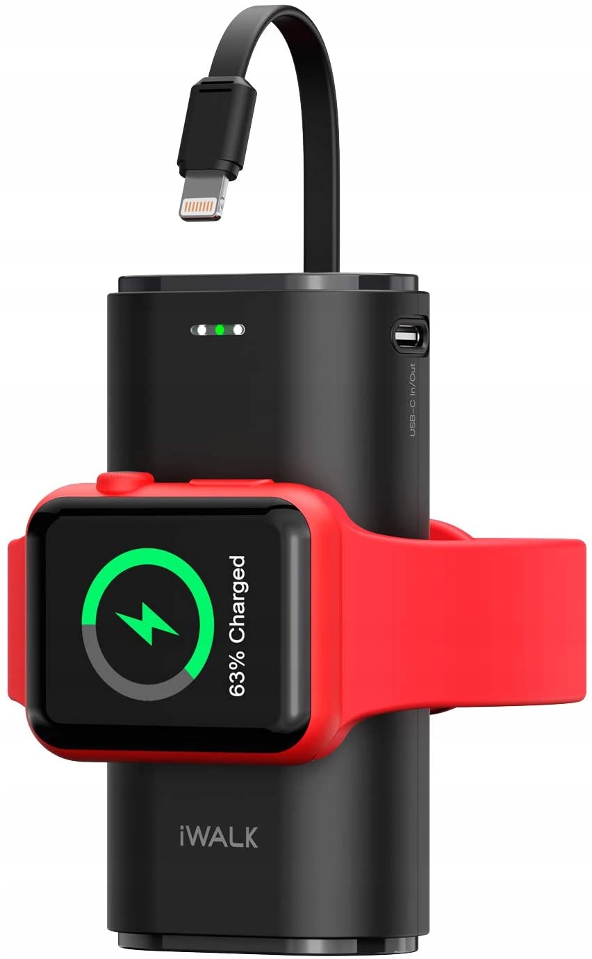 

Powerbank Mini Kompaktowy Apple Watch Usb-c Diody