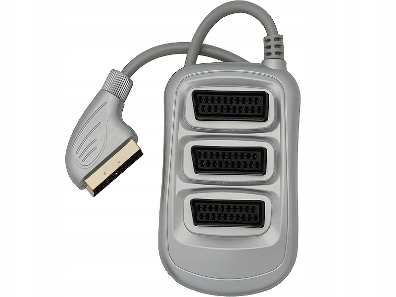 

Rozgałęźnik Rozdzielacz Scart Euro 3 adapter