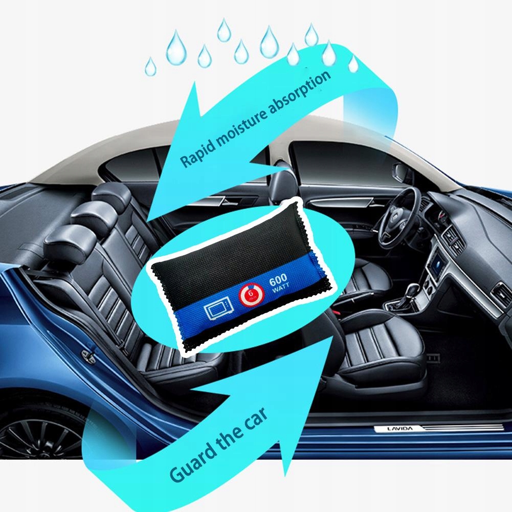 2x DUŻY POCHŁANIACZ WILGOCI SAMOCHODU AUTA OSUSZACZ PARY Z SZYB 400G XXL Producent Aptel