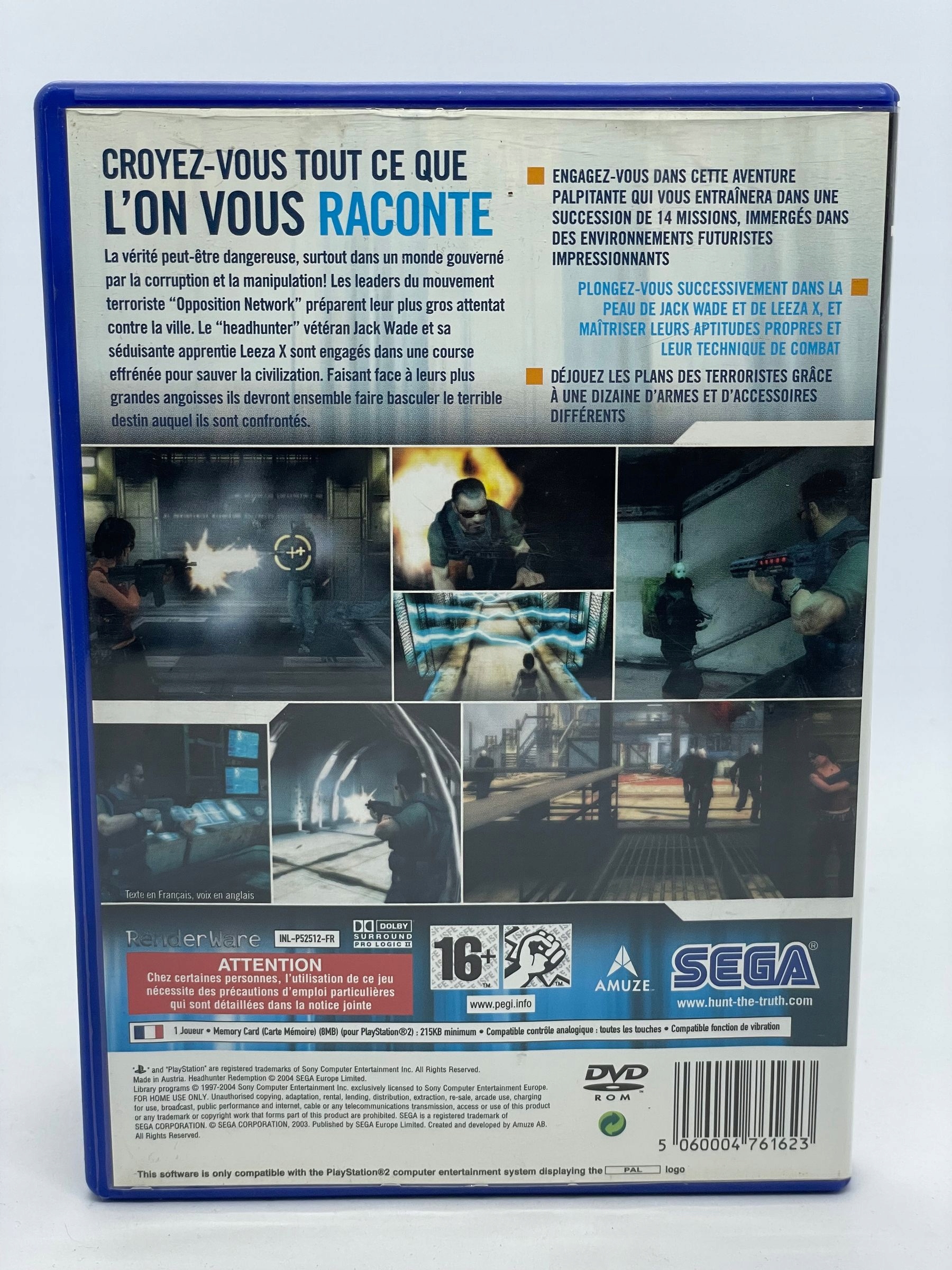 Gra Headhunter Redemption PS2 (FR) Tematyka gry akcji