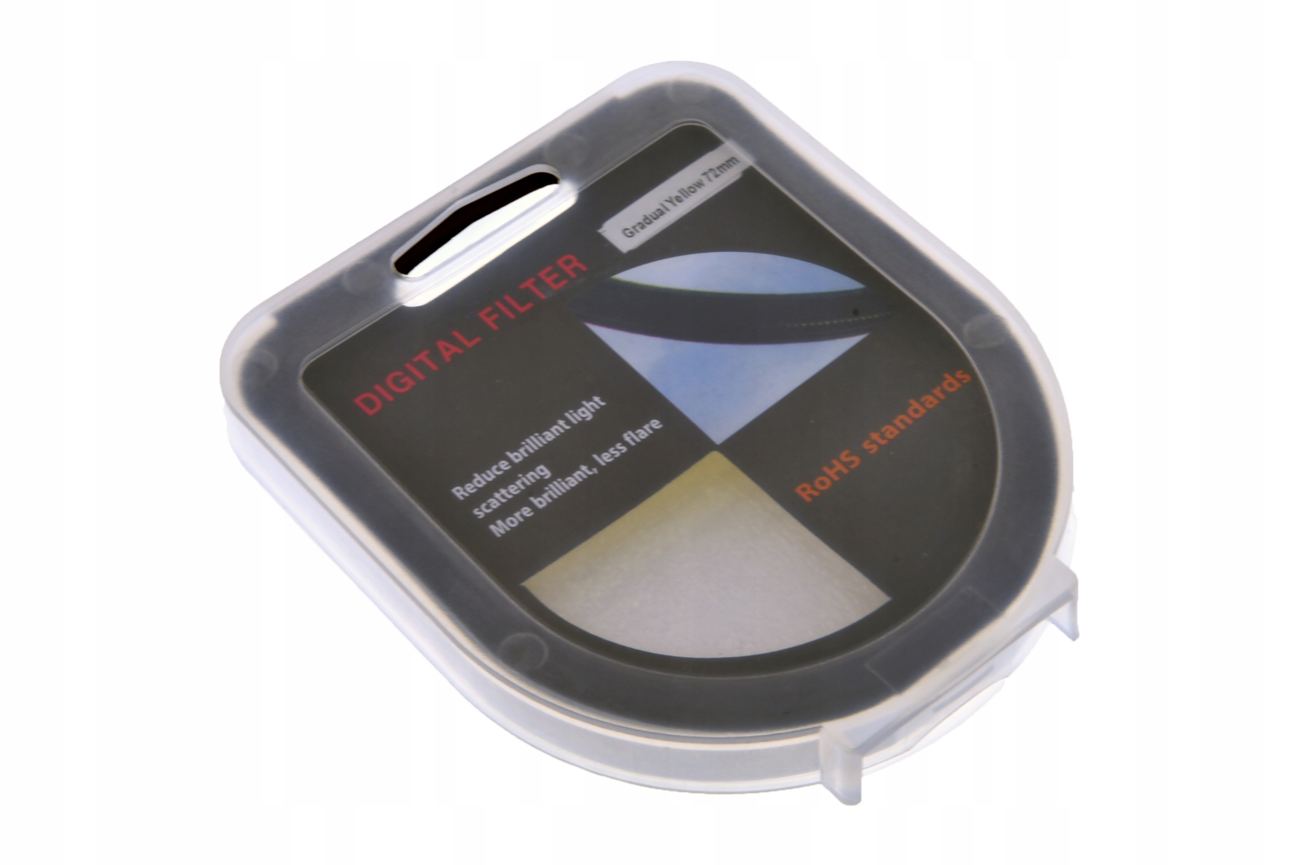 Filtr połówkowy 72mm Żółty Model inny