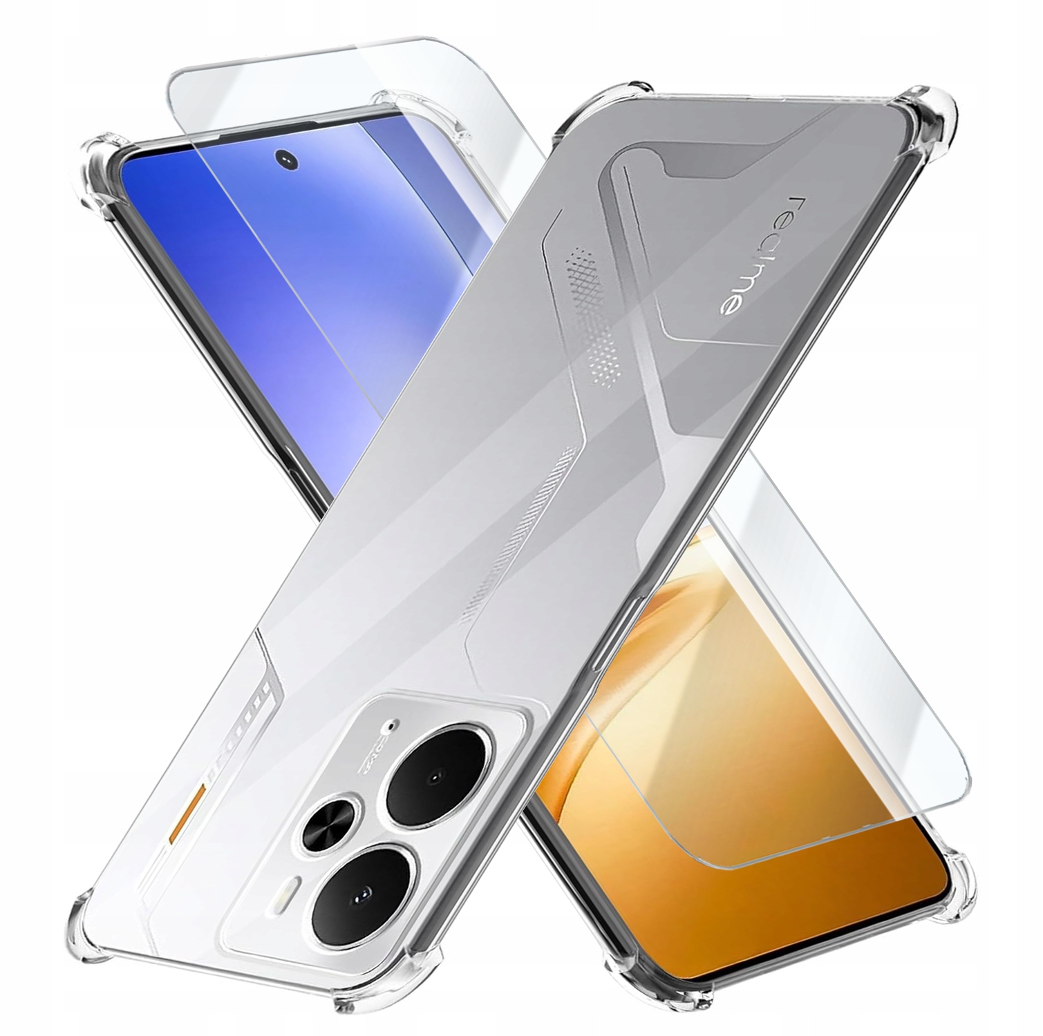 Etui do Realme 14 5G Realme 14T 5G I Anti-shock Clear Ochrona Szkło 9H
