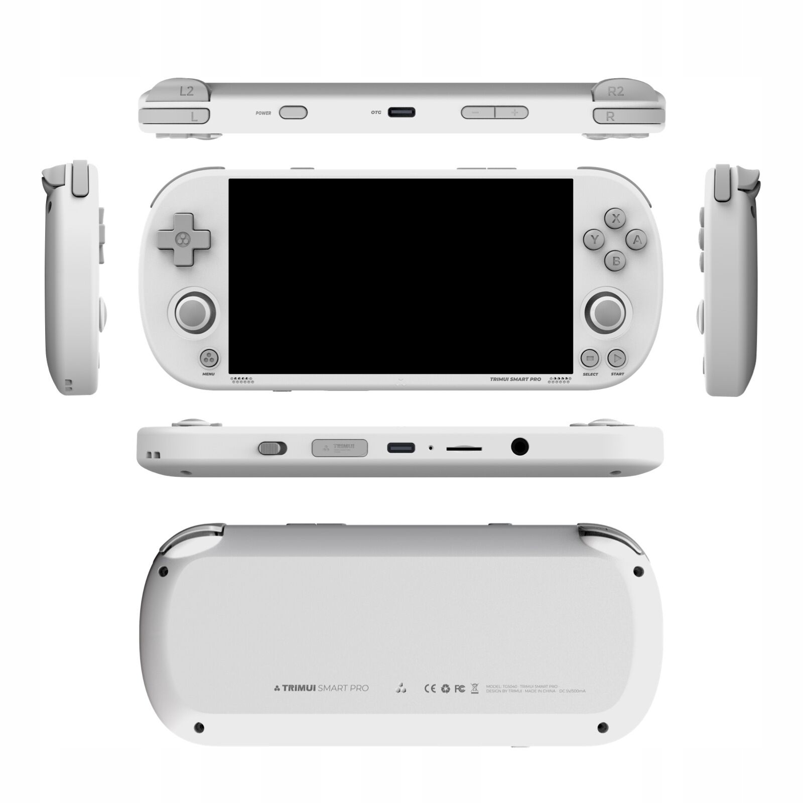 Trimui Smart Pro Handheld Game Console 4.96''IPS Screen Linux System 256G Producent 3D Media