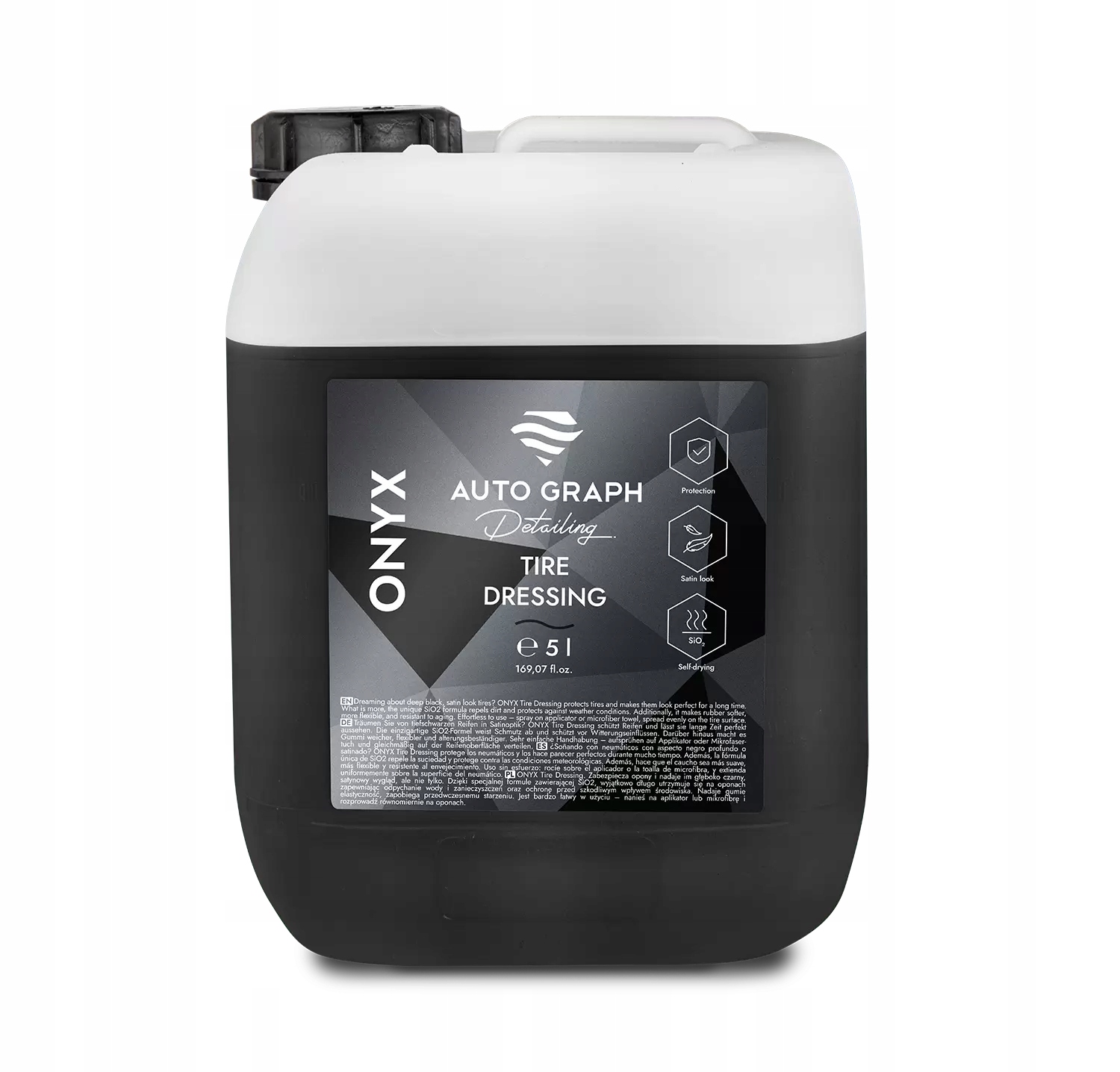 Auto Graph Onyx Tire Dressing 5l - satynowy dressing do opon