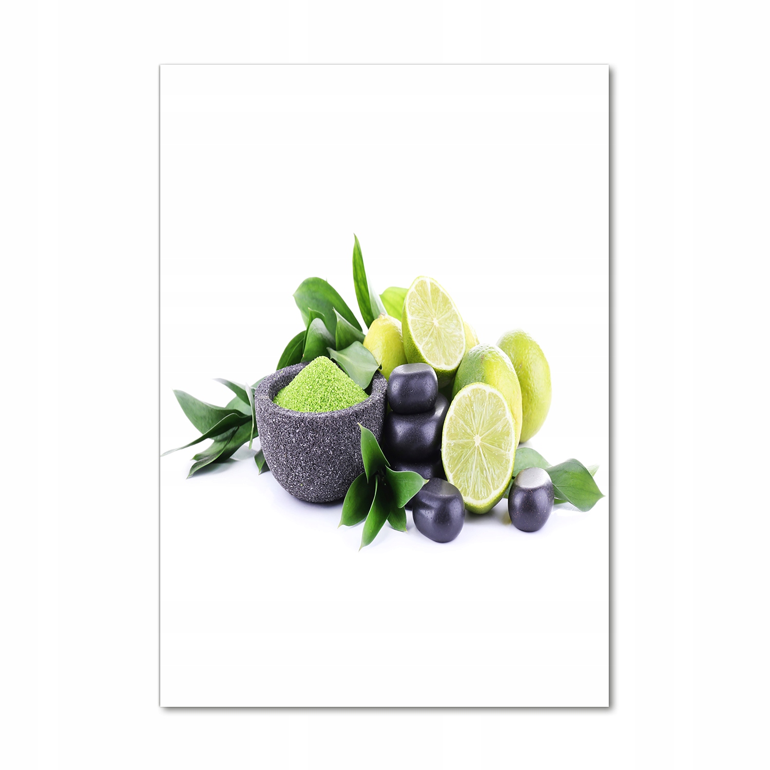 

Foto obraz akrylowy Cytrusy i kamienie 70x100 cm