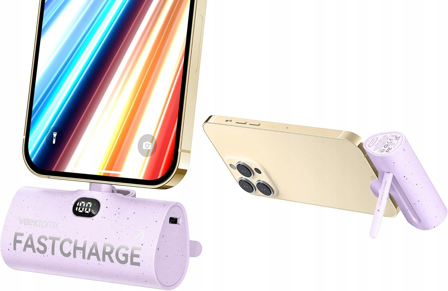 Mini Powerbank Do iPHONE 5000mAh Szybkie Ładowanie 20W Stylowy Mały