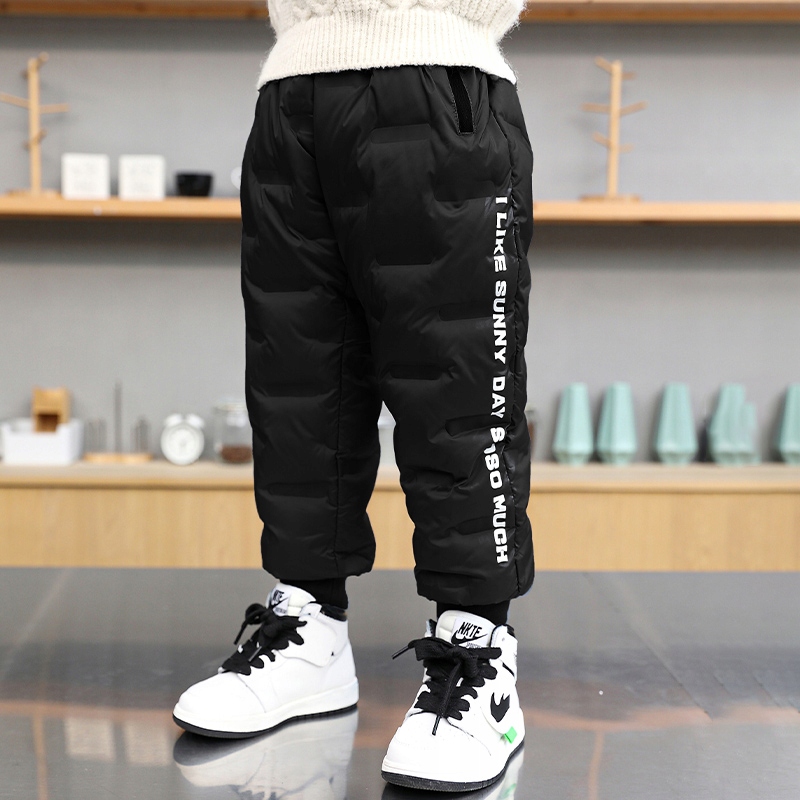 CIEPŁE GRUBE SPODNIE DRESOWE OCIEPLANE JOGGERY zimowe pikowane chłopięcy Rozmiar 140