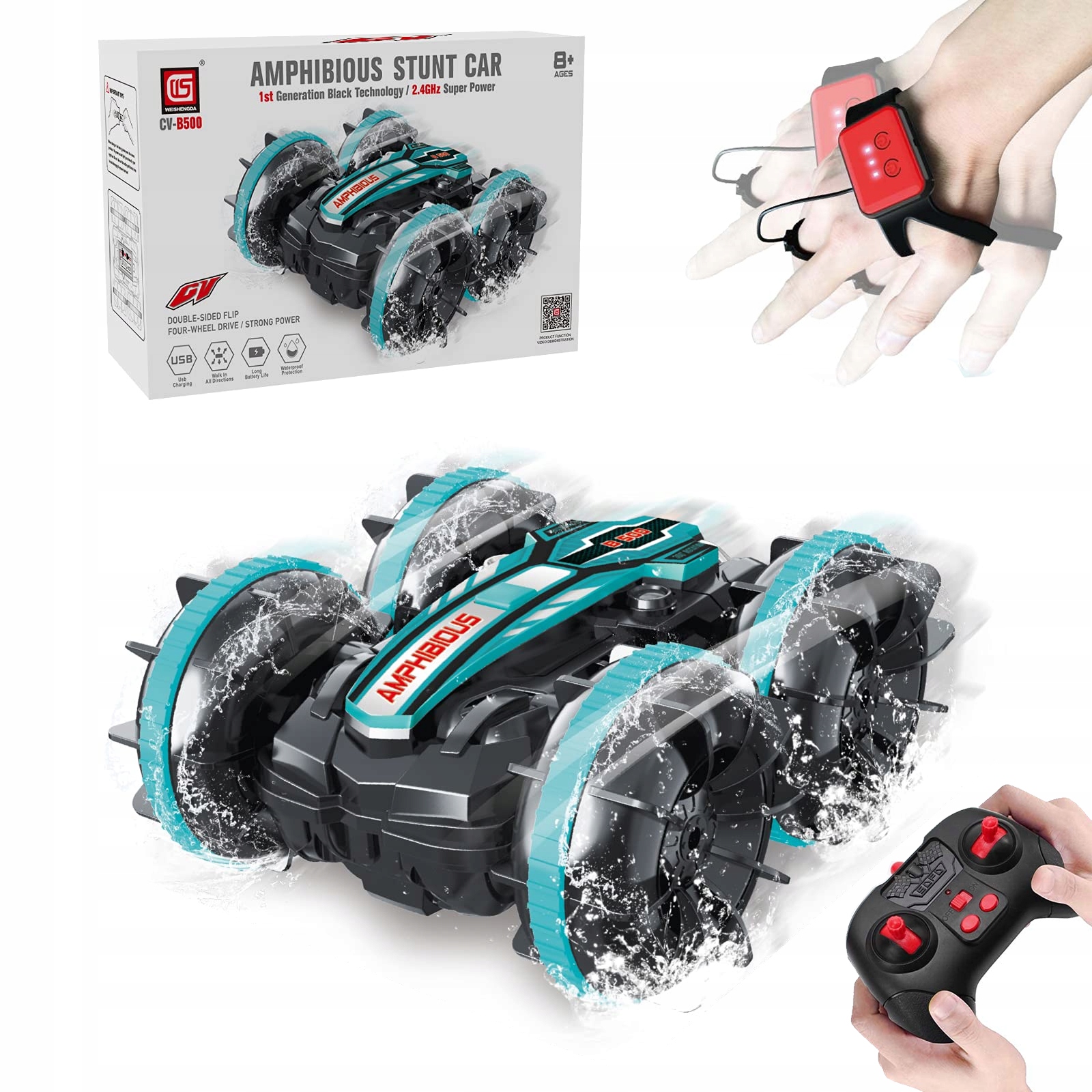 

Samochód Auto Rc Zdalnie Sterowany Drift 4×4 Gesty