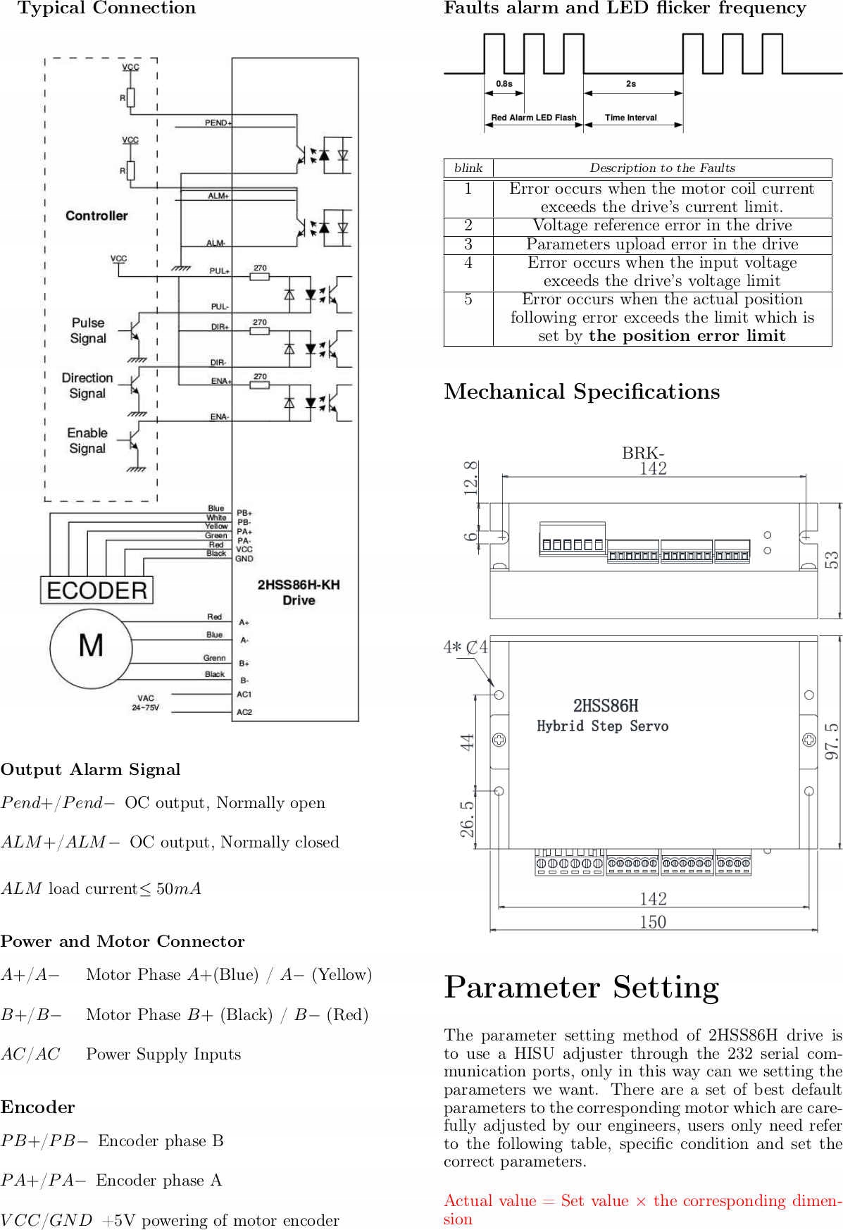 Sterownik 2HSS86H silnika krokowego z enkoderem Marka inny