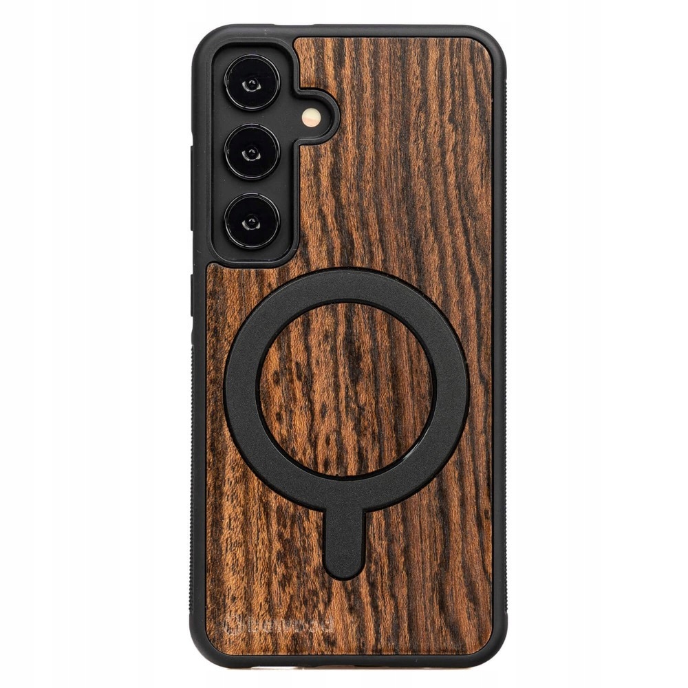 Dřevěné Pouzdro Bewood pro Samsung Galaxy S25 Fe 5G Bocote s MagSafe