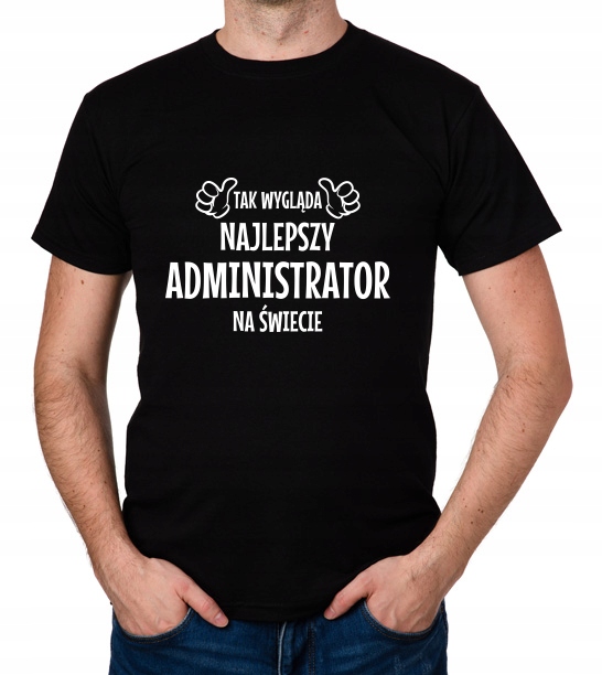 

koszulka Najlepszy Administrator prezent