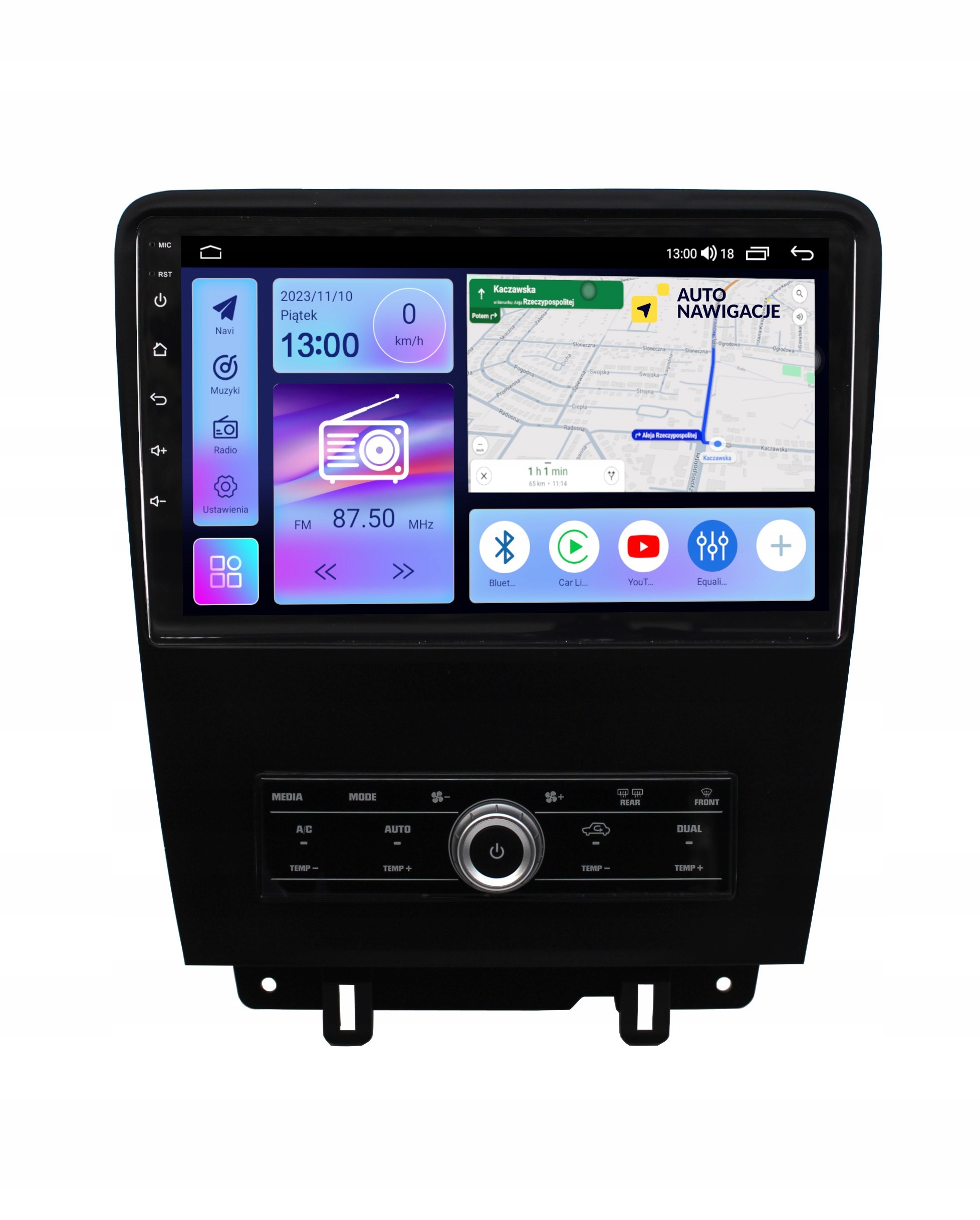 Radio Nawigacja Gps Ford Mustang 2010-2014 Android 4/64 Gb