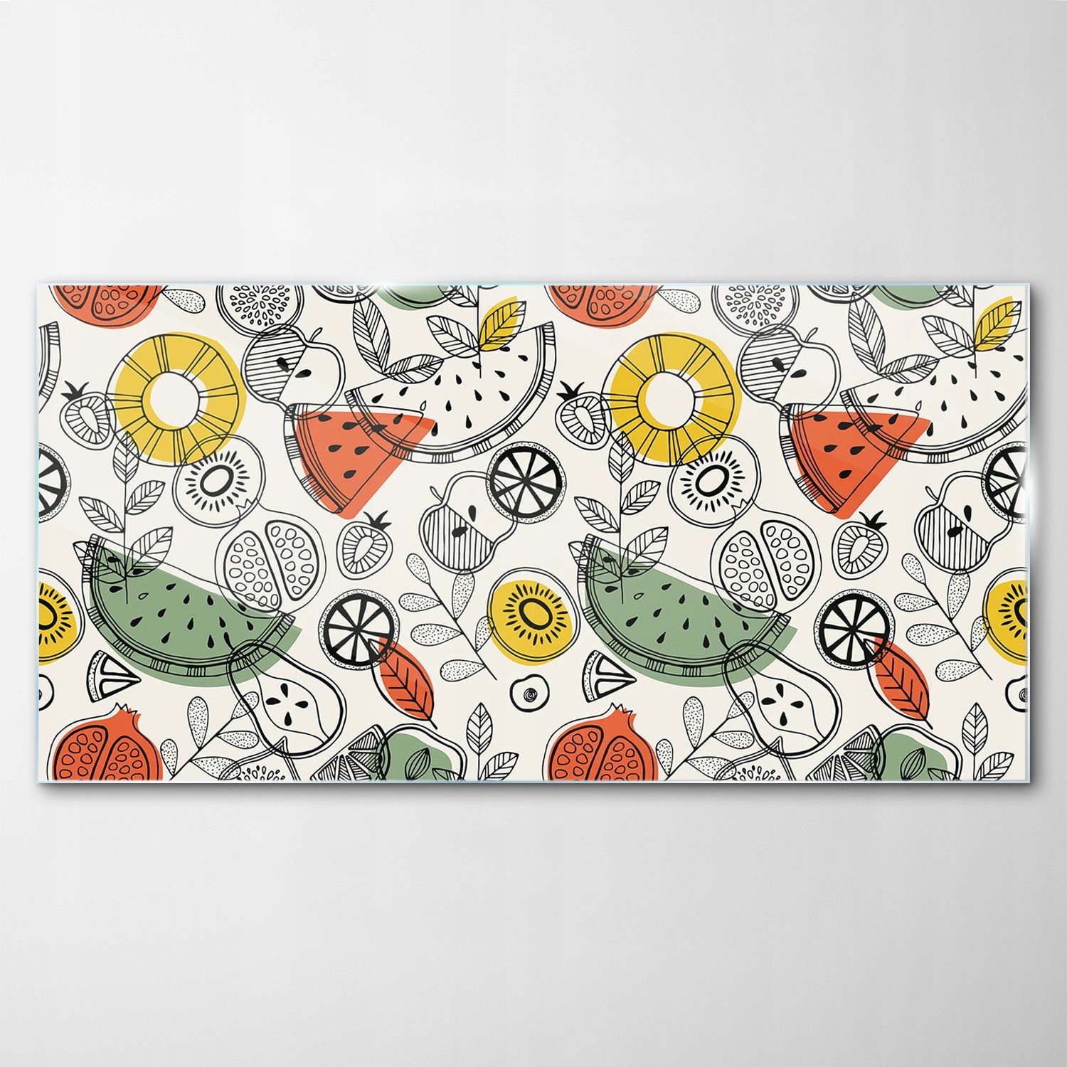 

Obraz na Szkle Dekor Art Owoce Abstrakcja 120x60