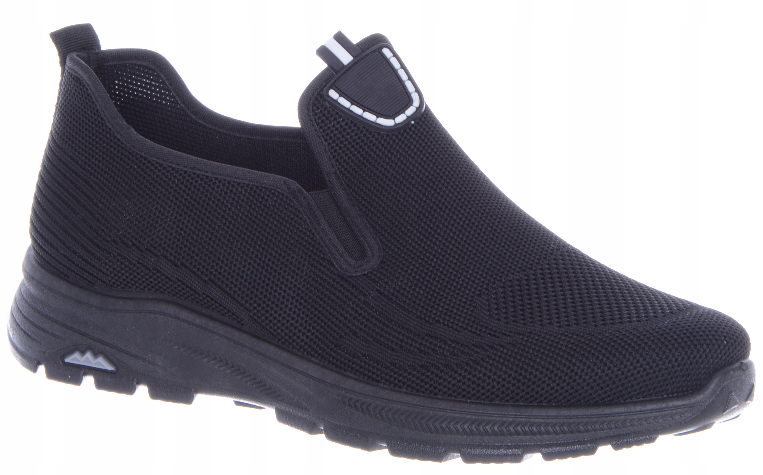 Černé Lehké Nazouvací Slip on Boty Sportovní Tenisky Pánské Tenisky 40