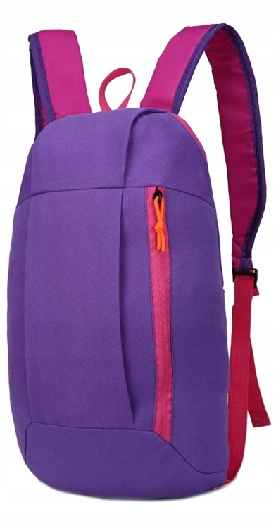 

Plecak Turystyczny Szkolny Lekki Fioletowy 10L