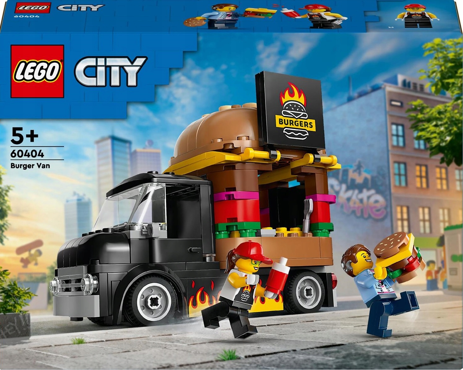 Lego City Auto food truck Nákladní auto s burgery 60404 Auto Fast Food