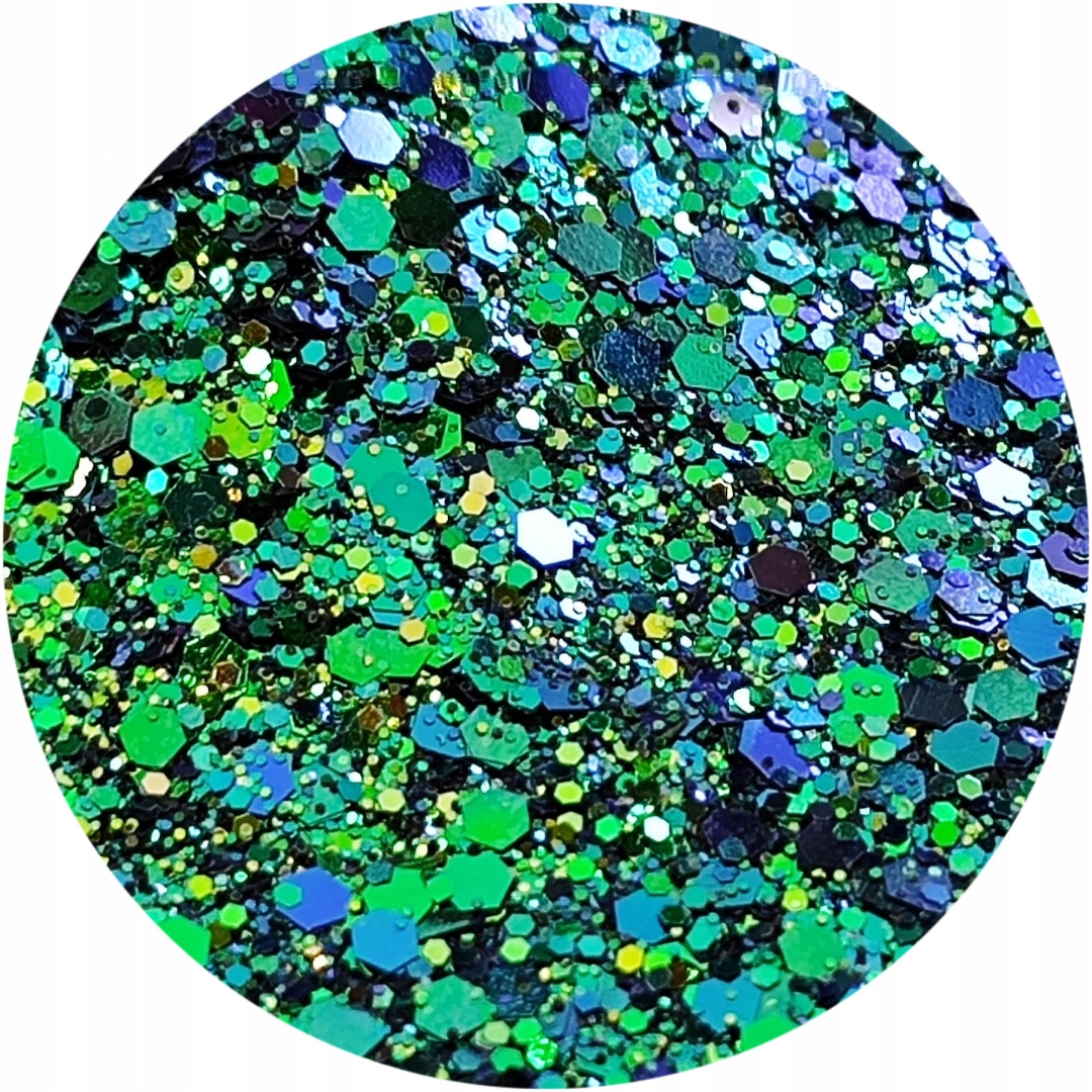 Sypké Třpytky Chameleon MIX Chunky Glitter 1 kg