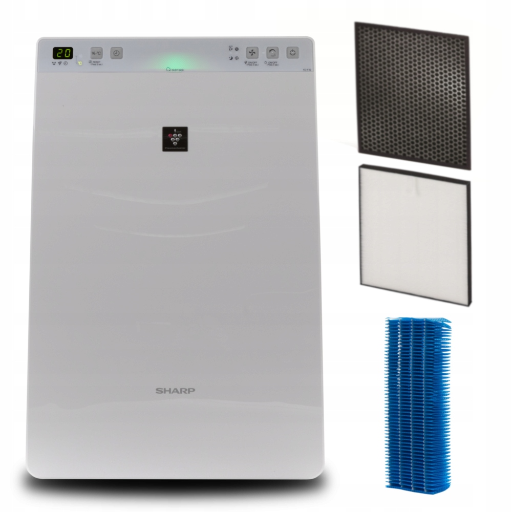 Oczyszczacz powietrza Sharp KC-F32EU-W Nawilżacz Plasmacluster Jonizacja