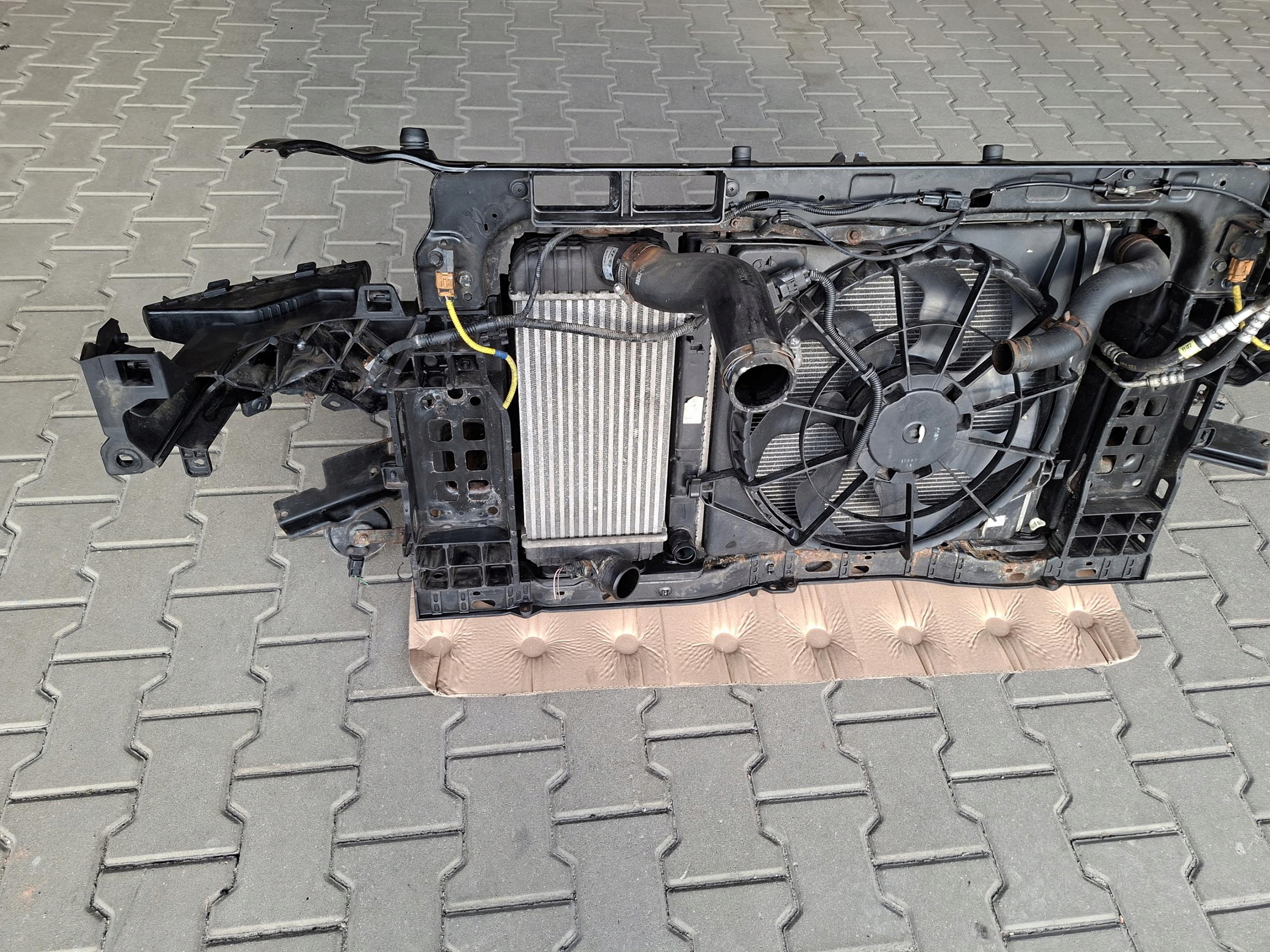 front body wall front pillar radiator HYUNDAI SANTA FE III 2.2 D CRDI