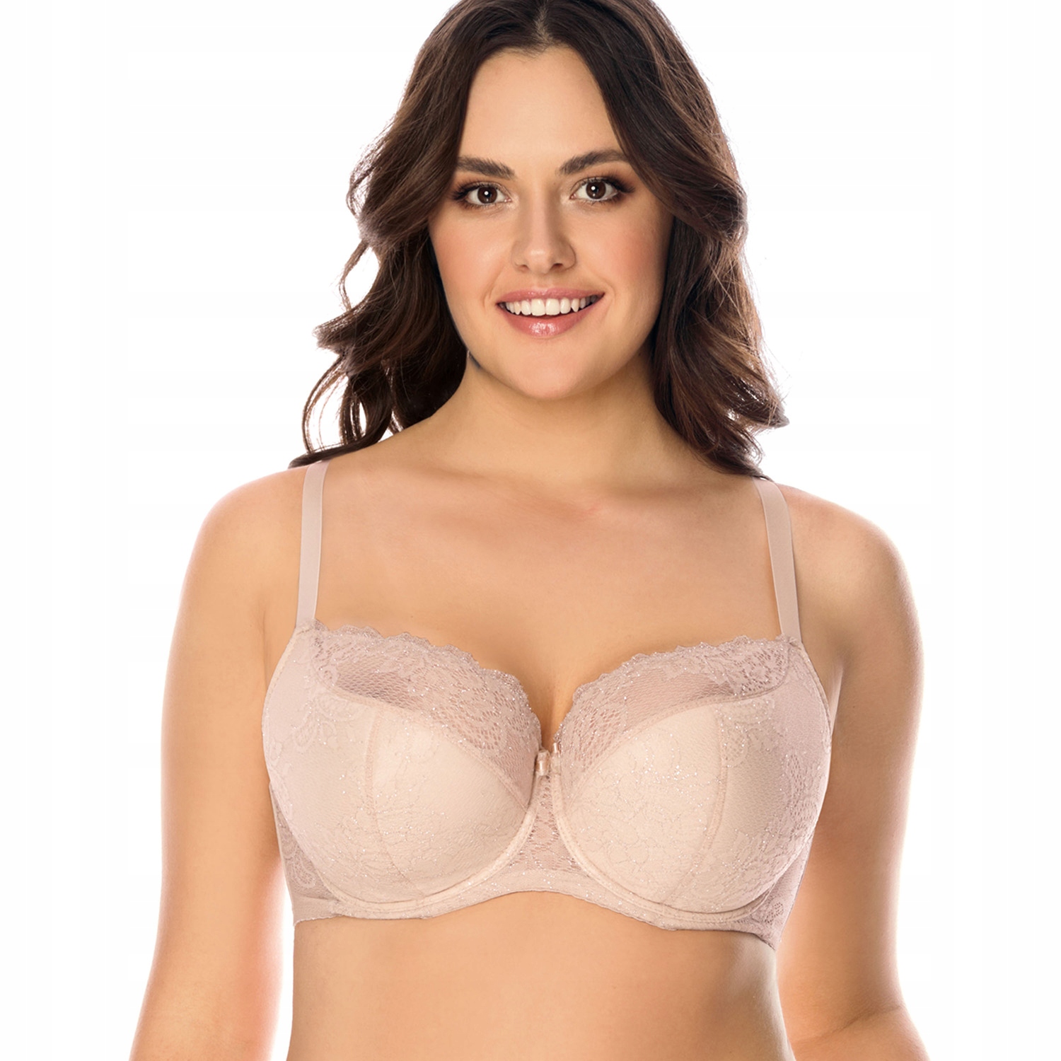 Vivisence 1045 Biustonosz półusztywniany Semi Soft beżowy 85E