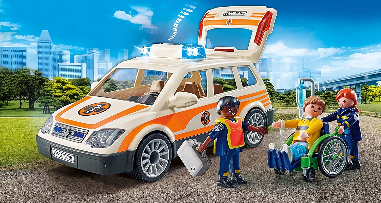 PLAYMOBIL SAMOCHÓD POGOTOWIA RATUNKOWEGO 71037 Kod producenta 71037