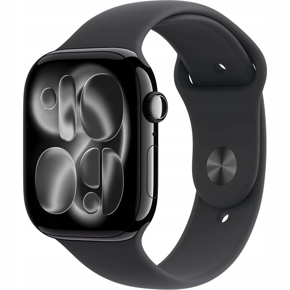 Apple Watch Series 11 Gps 46mm Jet Black Aluminium Case with Black Sport…