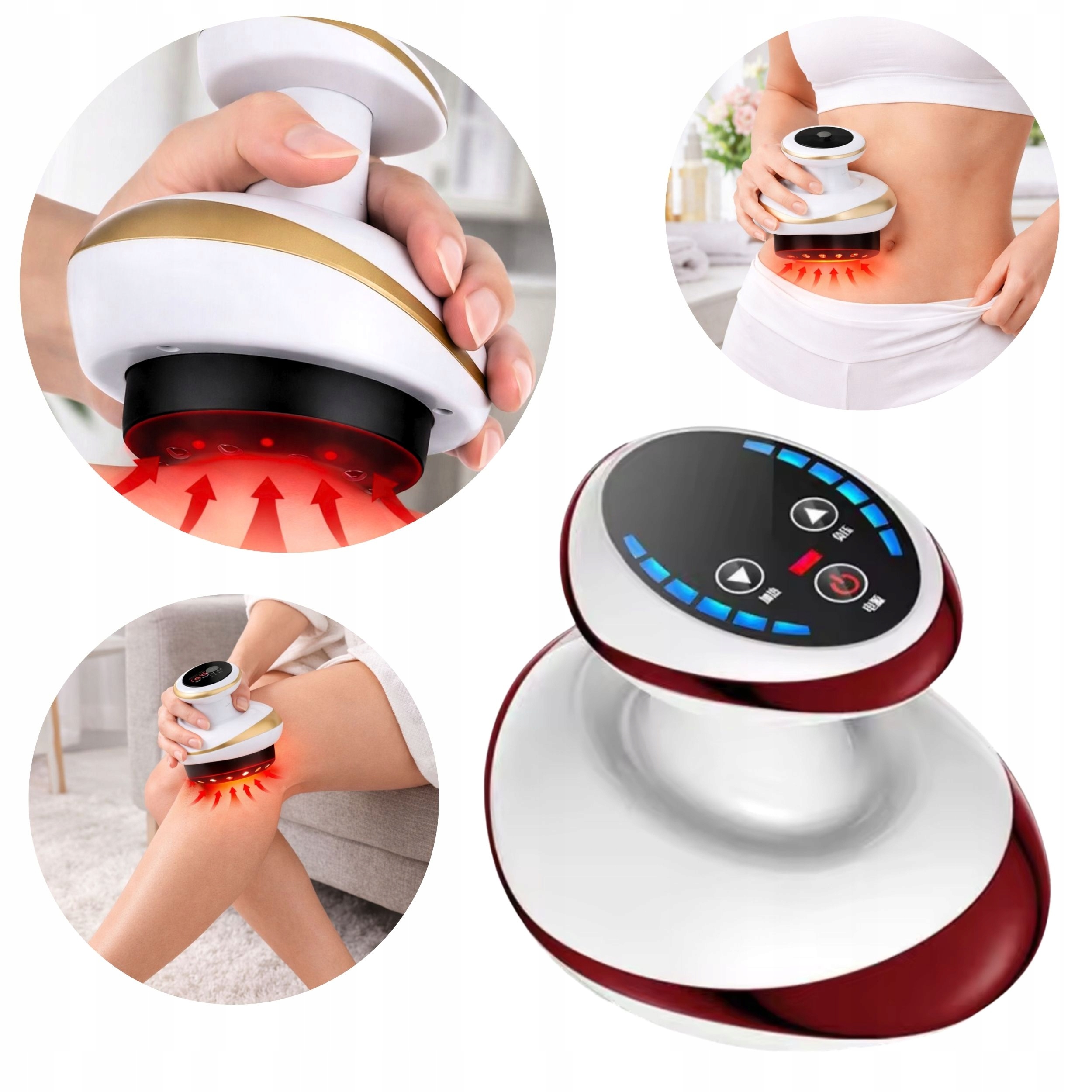 Masażer Antycelulitowy Domowy Do Masażu Wyszczuplający Ciało 12 Poziomów