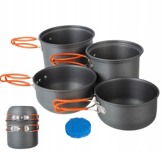 Fire Maple Zestaw Naczyń Turystyczny Garnek Składane Rączki Etui FMC-208