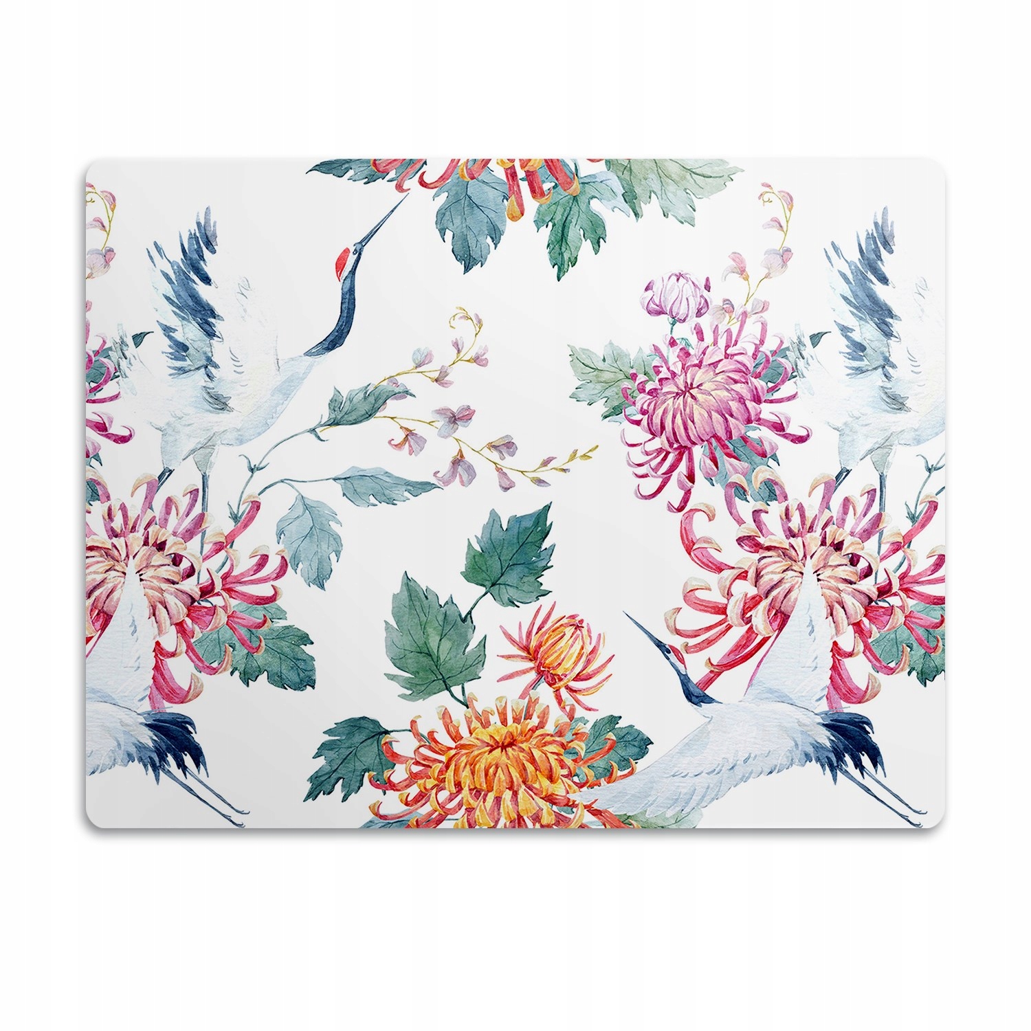 Levně Voděodolná podložka pod misku Čaple v květech 60x40