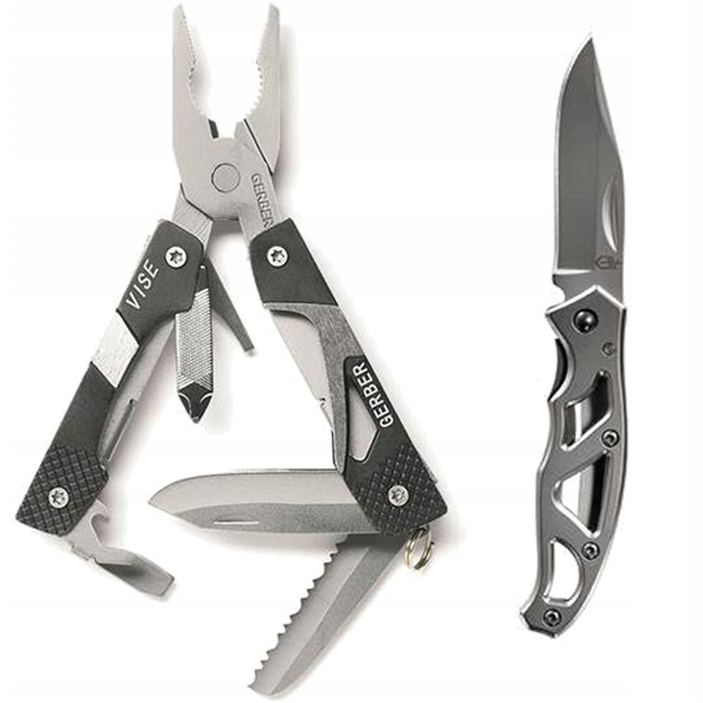 

Multitool Gerber Gear Vise + nóż Mini Paraframe