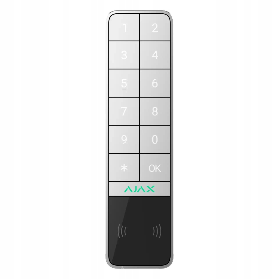 Vonkajšia klávesnica KeyPad Outdoor Jeweller biela Ajax Systems 99967.286.WH1