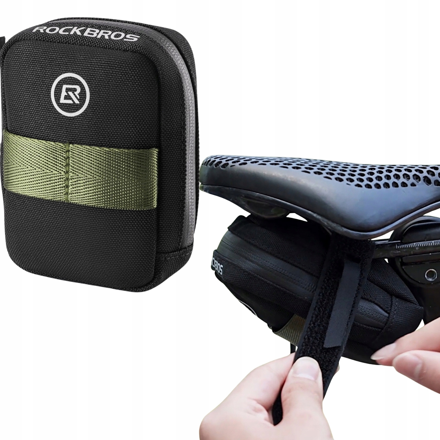 Torba Rowerowa Sakwa Podsiodłowa Mini Uchwyt Na Naboje CO2 0,35L Rockbros