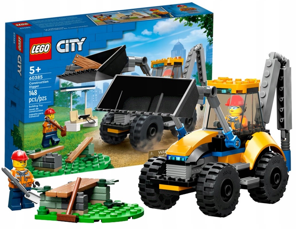 LEGO City 60385 La Pelleteuse de Chantier
