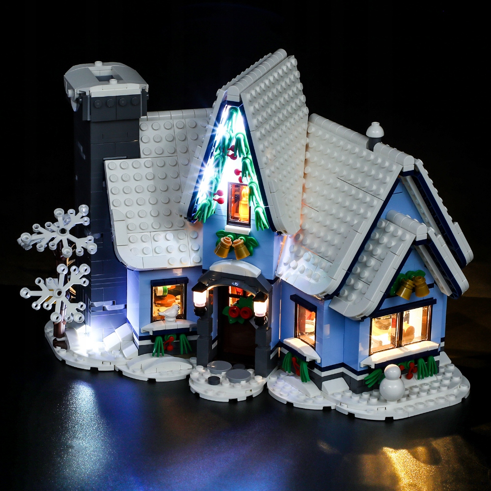 Zestaw oświetlenia do Lego Wizyta Świętego Mikołaja 10293 Creator Expert