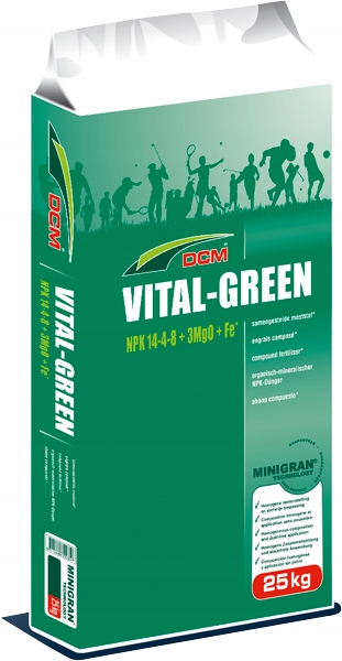 DCM hnojivo Vital Green léto 14-4-8+3MgO+Fe 25 kg