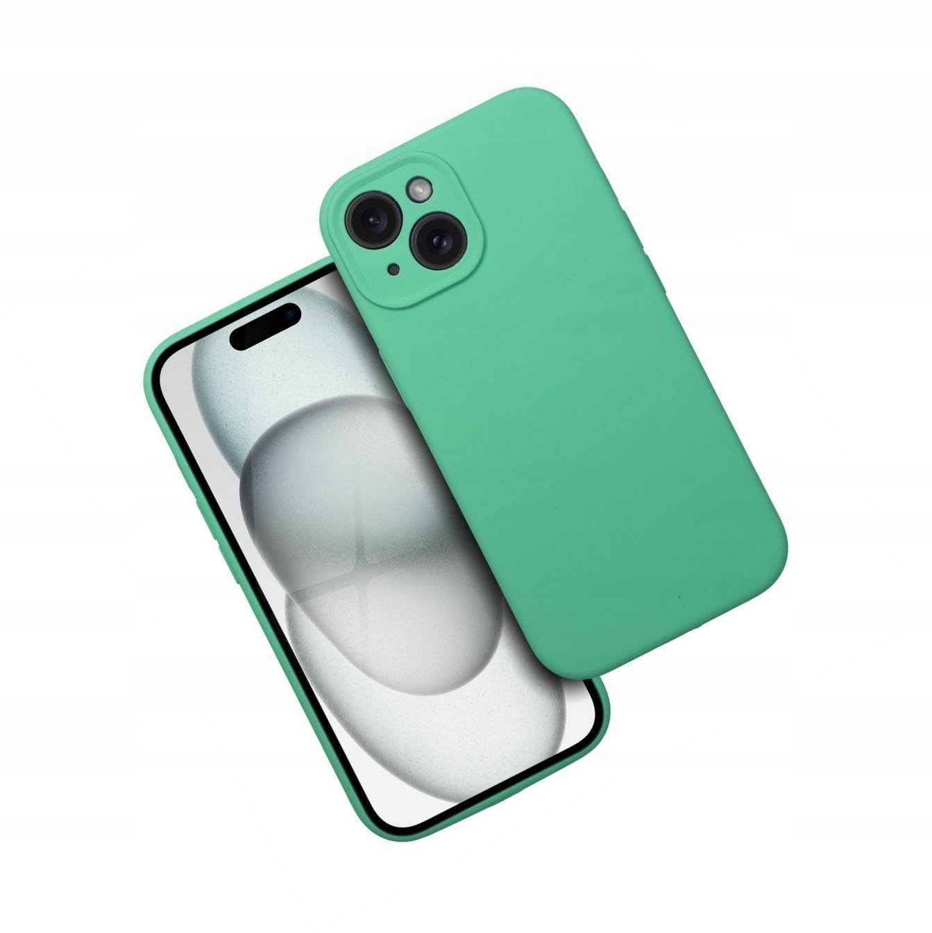 Etui nakładka Silicone 2mm silikonowe na tył do iPhone 15 elastyczny